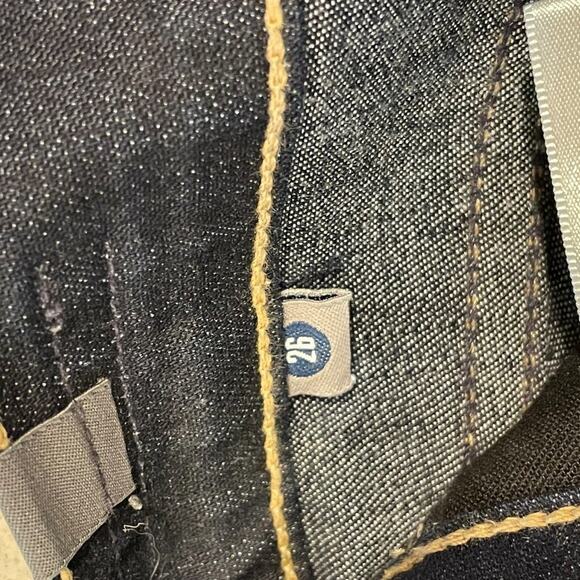 Citizens of Humanity AVA low rise straight leg dark denim Jeans size 26 - Picture 6 of 6